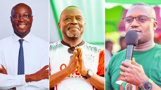 Dr. Cassiel Ato Baah Forson, John Abdulai Jinapor and Dominic Akuritinga Ayine