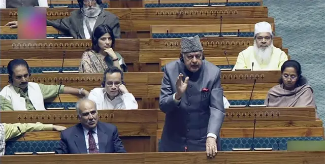 जम्मू और कश्मीर के पूर्व मुख्यमंत्री फ़ारूक़ अब्दुल्ला