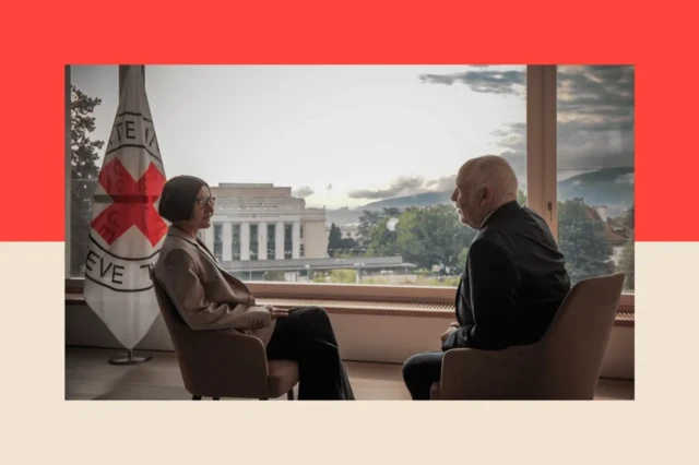 Švajcarska diplomatkinja Mirjana Špoljarić i Džeremi Bouen, BBC novinar