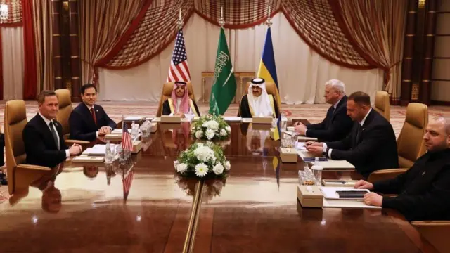 المحادثات الأوكرانية الأمريكية في السعودية