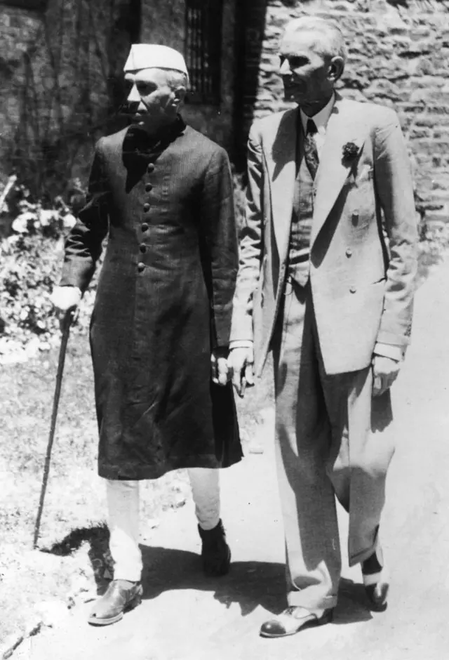 ਜਵਾਹਰ ਲਾਲ ਨਹਿਰੂ ਅਤੇ ਮੁਹੰਮਦ ਅਲੀ ਜਿਨਾਹ