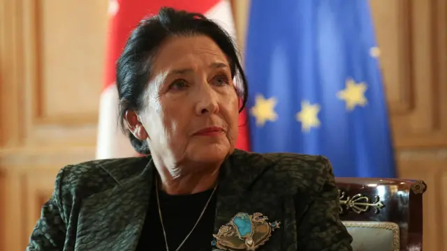 親欧米派のサロメ・ズラビシヴィリ大統領