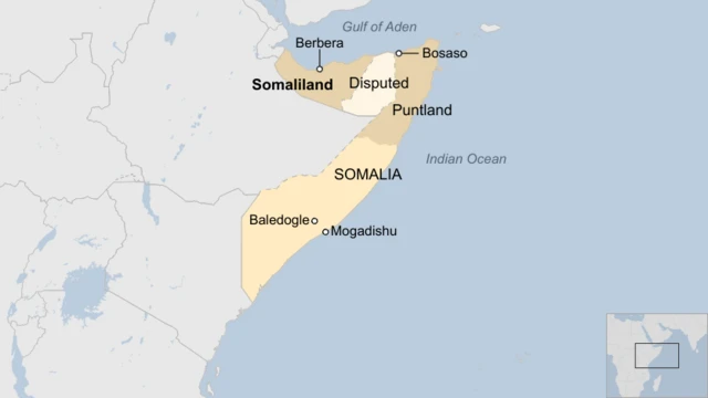 ካርታ ሶማልያ