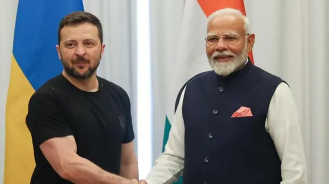 జెలియన్‌స్కీతో మోదీ 