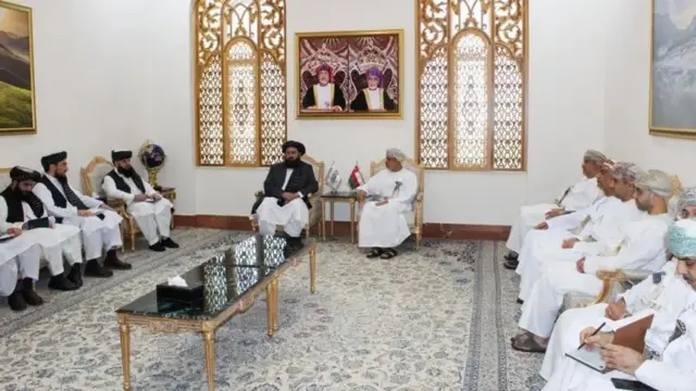 مسقط کې د طالبانو پلاوی 