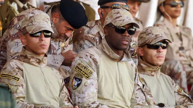 नेशनल लीबियन आर्मी के जवान