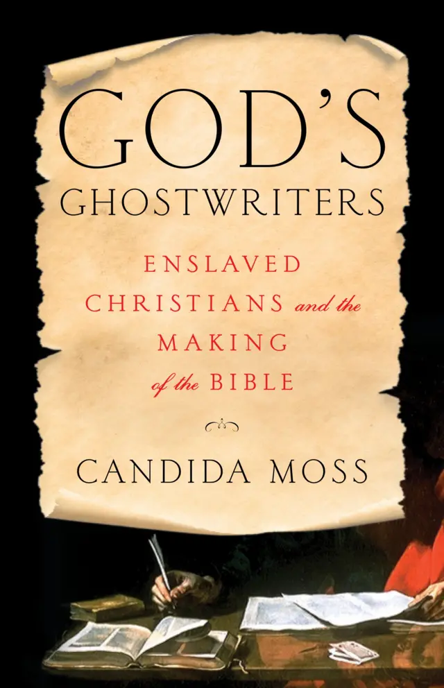 Capa do livro Ghostwriters de Deus: Cristãos Escravizados e a Criação da Bíblia”