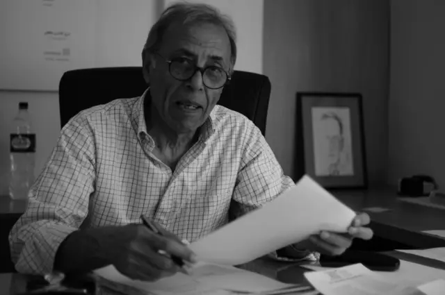 ایرج کلانتری از اساتید به نام دانشکده هنر و معماری دانشگاه تهران بود (عکس از کتاب معماری ایرج کلانتری)