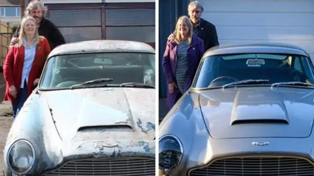 Aston Martin pre i posle trogodišnje restauracije