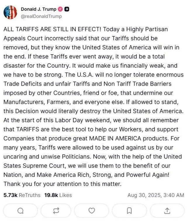 ડૉનાલ્ડ ટ્રમ્પ, અમેરિકા