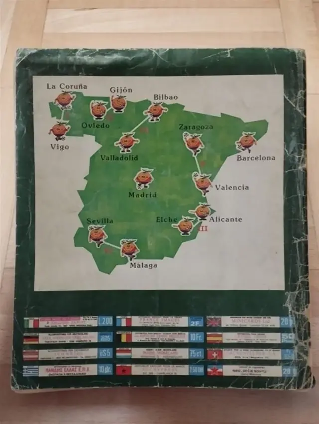 album sa sličicama za svetsko prvenstvo u Španiji 1982.