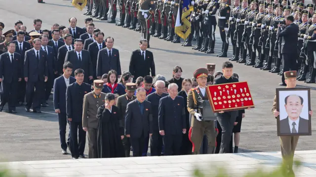 Funeral de Kim Yong-nam