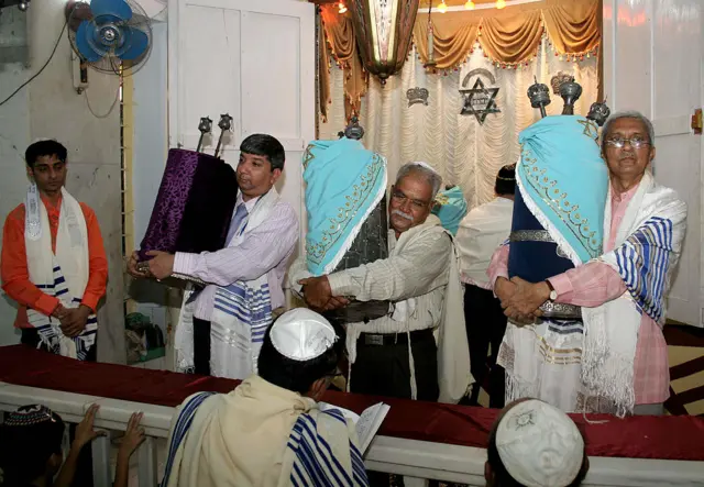 અમદાવાદમાં વસતા યહૂદીઓની પ્રાર્થનાસભા દરમિયાનની ફાઇલ તસવીર