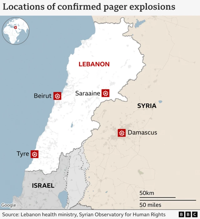 లెబనాన్, హిజ్బుల్లా, మొసాద్, ఇజ్రాయెల్