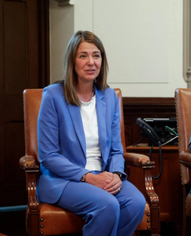 La primera ministra de Alberta, Danielle Smith.