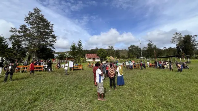 TPS 5 Kampung Kimbim, Distrik Asologaima di Kabupaten Jayawijaya.