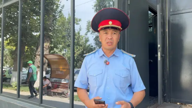 Ош шаардык ички иштер башкармалыгынын басма сөз катчысы
Абсаттар Таваккалов