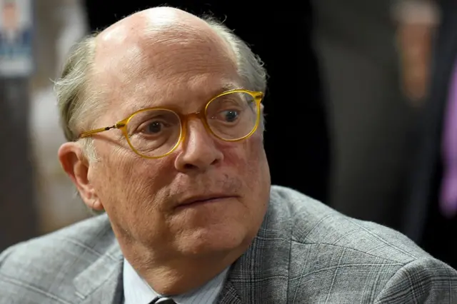 O jurista Miguel Reale Junior, coautor da denúncia contra a presidente Dilma Rousseff, participa de sessão da Comissão Especial de Impeachment do Senado, em Brasília, em 28 de abril de 2016.