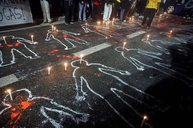 Una protesta de los familiares de las víctimas de la última operación contra el Comando Vermelho, ocurrida en octubre de 2025.
