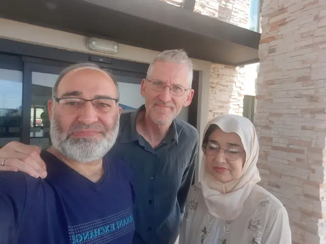 ڈاکٹر فوزیہ، سینیٹر مشتاق، وکیل کلائیو