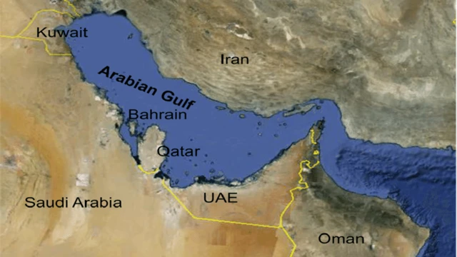 صورة من غوغل إرث مكتوب عليها الخليج العربي