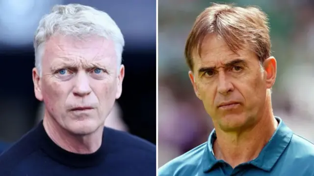 David Moyes and Julen Lopetegui