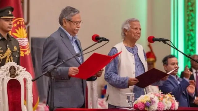 राष्ट्रपति का दावा है कि मुख्य सलाहकार के तौर पर शपथ लेने के बाद यूनुस ने बंग भवन में उनसे मुलाकात नहीं की थी