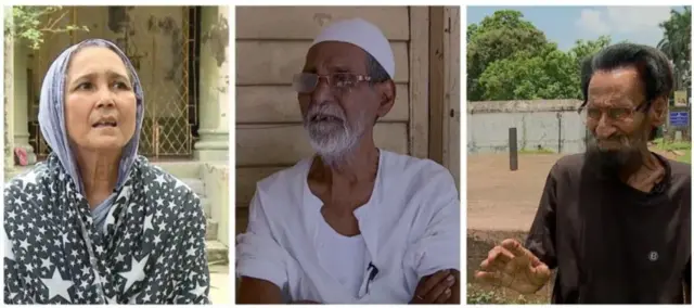 मीर जाफ़र के तीन वंशजों की तस्वीर