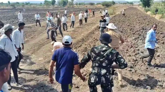 पुरंदरमधील शेतकरी आंदोलन