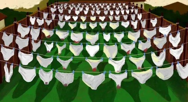 L'image illustre visuellement l'augmentation du nombre de cycles menstruels au cours d'une vie, passant d'environ 40 historiquement à 400 à l'époque moderne.