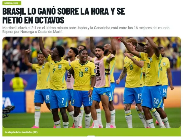 Imagem de manchete do Olé