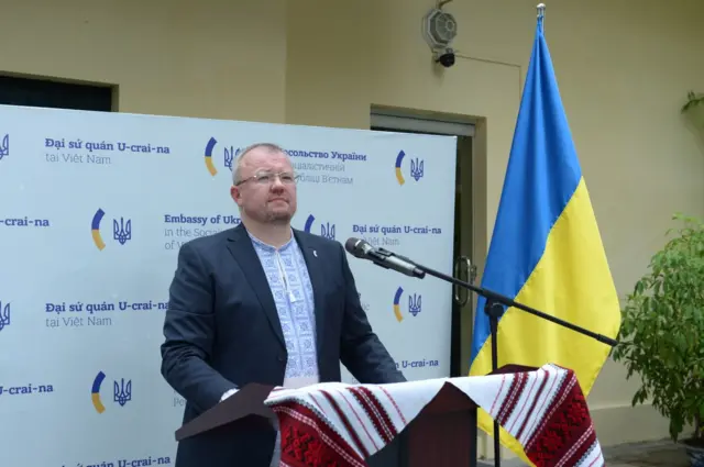 Ông Yevhen Zhupieiev, Đại biện lâm thời Đại sứ quán Ukraine tại Việt Nam