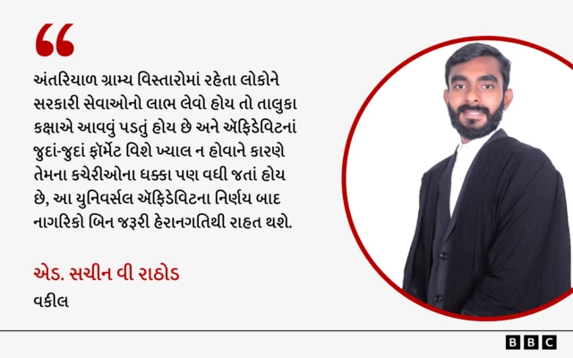 ઍફિડેવિટ, ગુજરાત સરકાર, કાયદો, વકીલ, નિર્ણય