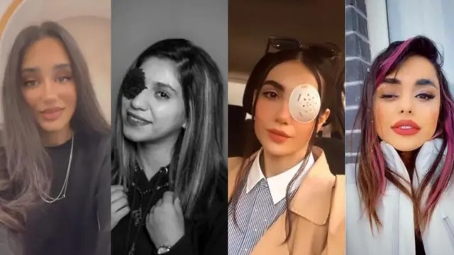 از راست: ضحا موسوی، کیمیا زند، کوثر افتخاری و غزل رنجکش