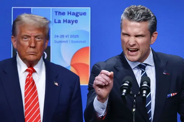Bộ trưởng Quốc phòng Mỹ Pete Hegseth phát biểu tại Hội nghị thượng đỉnh NATO Bộ trưởng Quốc phòng Mỹ Pete Hegseth phát biểu tại Hội nghị thượng đỉnh NATO