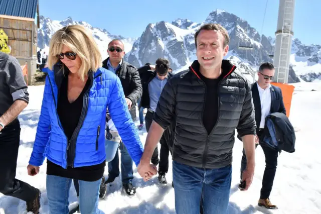 Брижит и Эммануэль Макроны