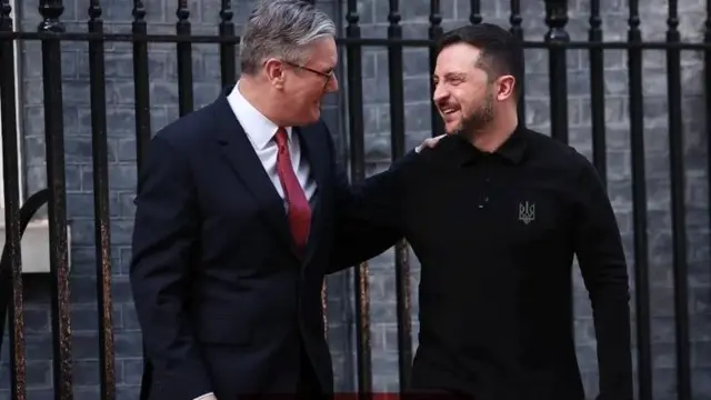 زلنسکی و استارمر