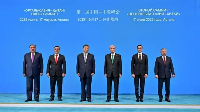 Хитой ва Марказий Осиё республикалари президентлари