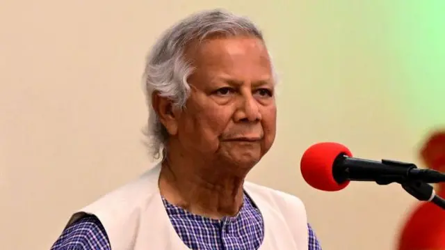 बांग्लादेश के अंतरिम सरकार के मुख्य सलाहकार मोहम्मद यूनुस