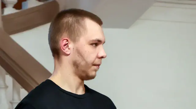 Никита Журавель в ожидании суда.