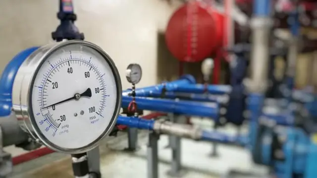 গ্যাসের চাপ পরিমাপে স্বয়ংক্রিয় ব্যবস্থা।