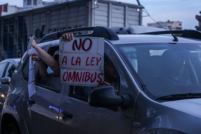 Protesto na Argentina