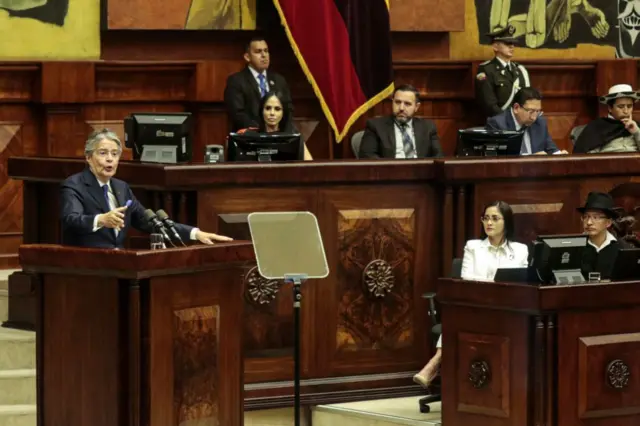 Guillermo Lasso en el Parlamento