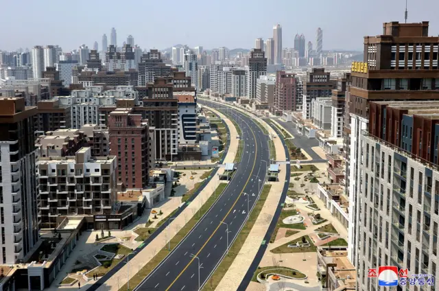 उत्तर कोरियाको ह्वासोङ सहर 