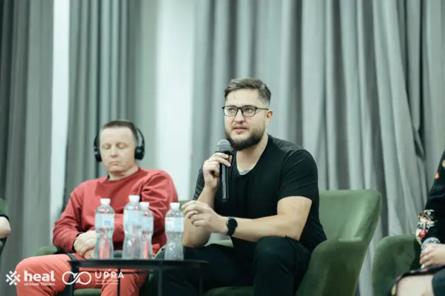 Засновник UPRA Олег Орлов на симпозіумі з кетамін-асистованохї терапії восени 2024 року 
