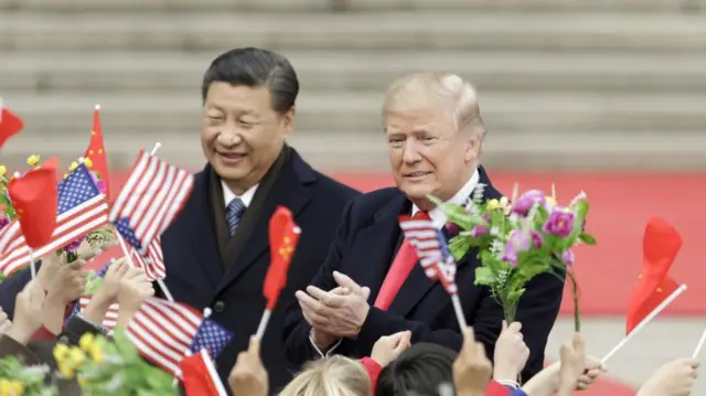 Трамп и Си, ноябрь 2017