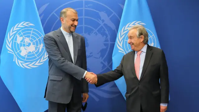 گوترش و امیرعبداللهیان