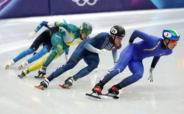 Смешанная эстафета в шорт-треке, 10 февраля 2026