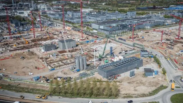 Os edifícios que estão sendo construídosunibet arsenalKalundborg, na Dinamarca, graças ao investimento da Novo Nordisk