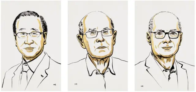 Susumu Kitagawa,  Richard Robson e Omar M. Yaghi